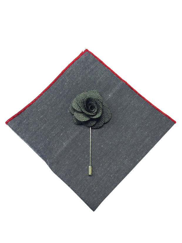 Pocket Square + Lapel Pin - COMBO SET - Resso Roth
