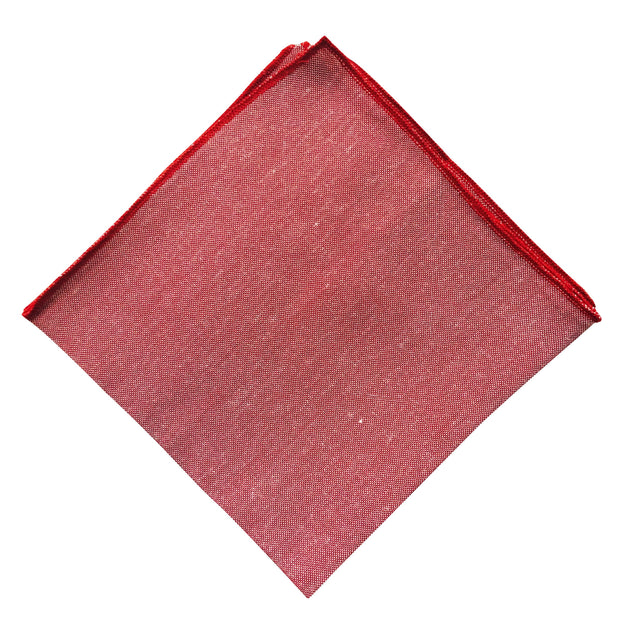 Red/Blush Red Lip Pocket Square - Resso Roth